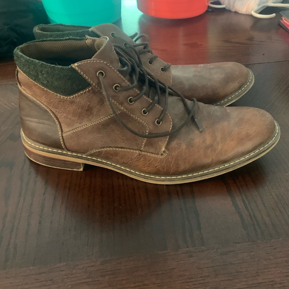Rye Brown Leather Chukka Boots